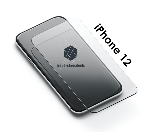 Handy Display Schutzglas - 1 Stück - 9H - passend für iPhone 12 - trend - shop.deals