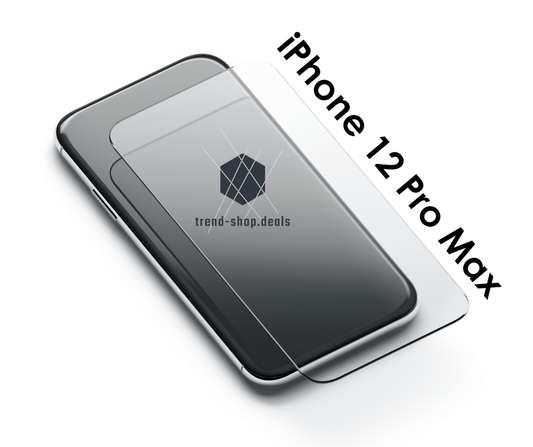 Handy Display Schutzglas - 1 Stück - 9H - passend für iPhone 12 Pro Max - trend - shop.deals