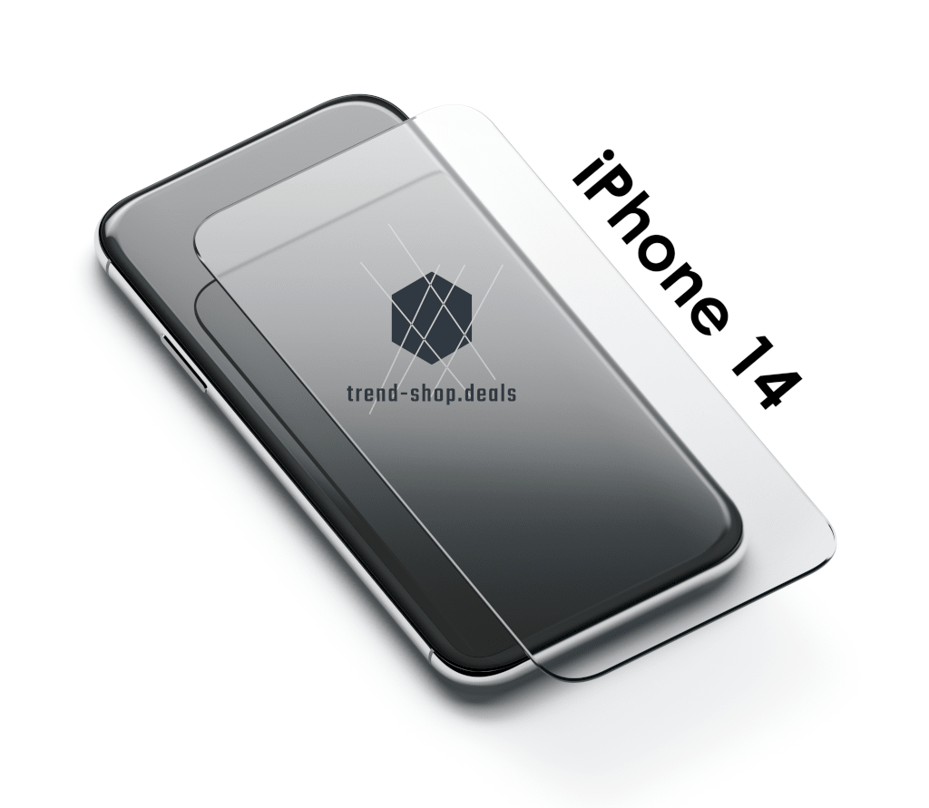 Handy Display Schutzglas - 1 Stück - 9H - passend für iPhone 14 - trend - shop.deals