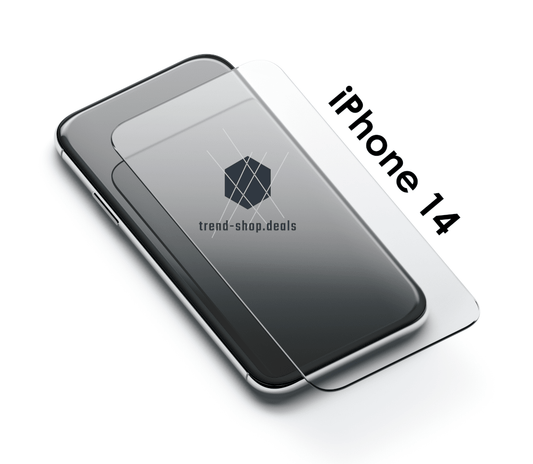 Handy Display Schutzglas - 1 Stück - 9H - passend für iPhone 14 - trend - shop.deals
