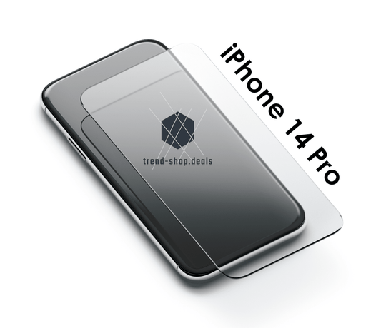 Handy Display Schutzglas - 1 Stück - 9H - passend für iPhone 14 Pro - trend - shop.deals