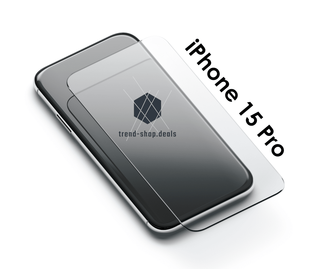 Handy Display Schutzglas - 2 Stück - 9H - passend für iPhone 15 Pro - trend - shop.deals