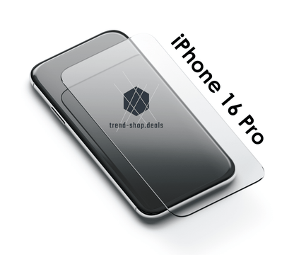 Handy Display Schutzglas - 2 Stück - 9H - passend für iPhone 16 Pro - trend - shop.deals