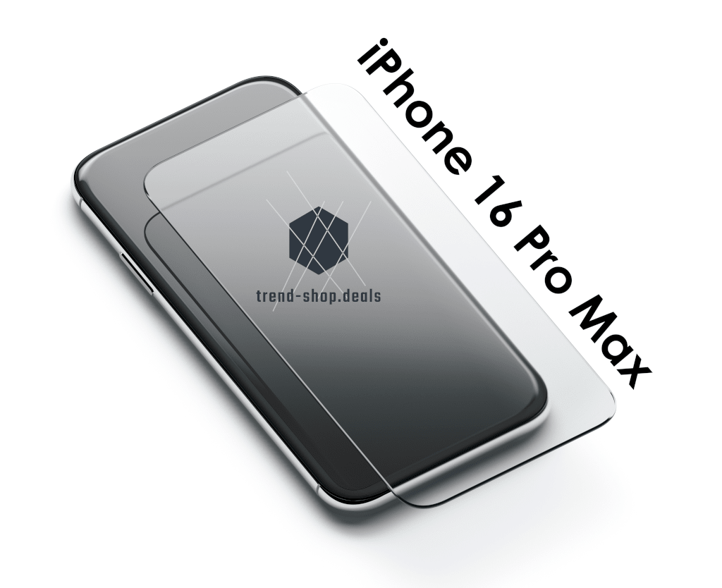 Handy Display Schutzglas - 2 Stück - 9H - passend für iPhone 16 Pro Max - trend - shop.deals