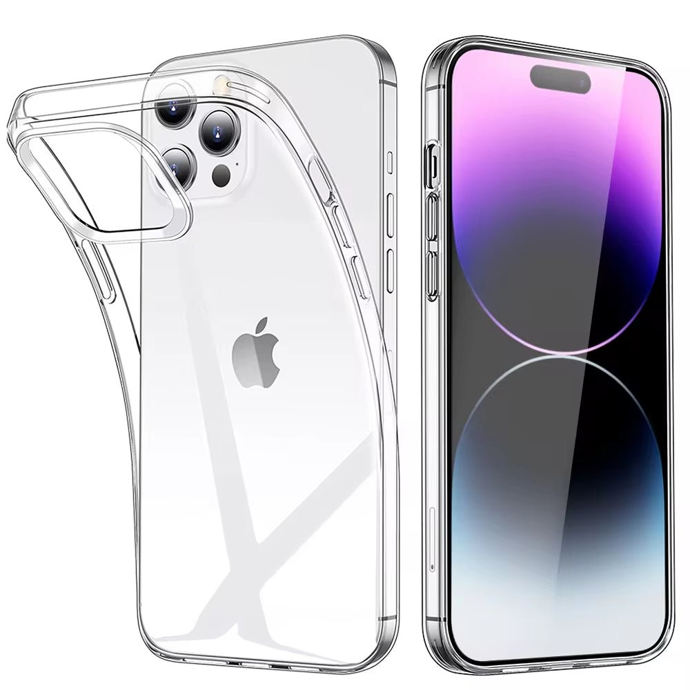 Handy Schutzhülle passend für iPhone 15 Pro Max - weiche TPU Hülle - trend - shop.deals