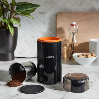 Krups Elektrische Kaffeemühle GX 3328 schwarz - trend - shop.deals