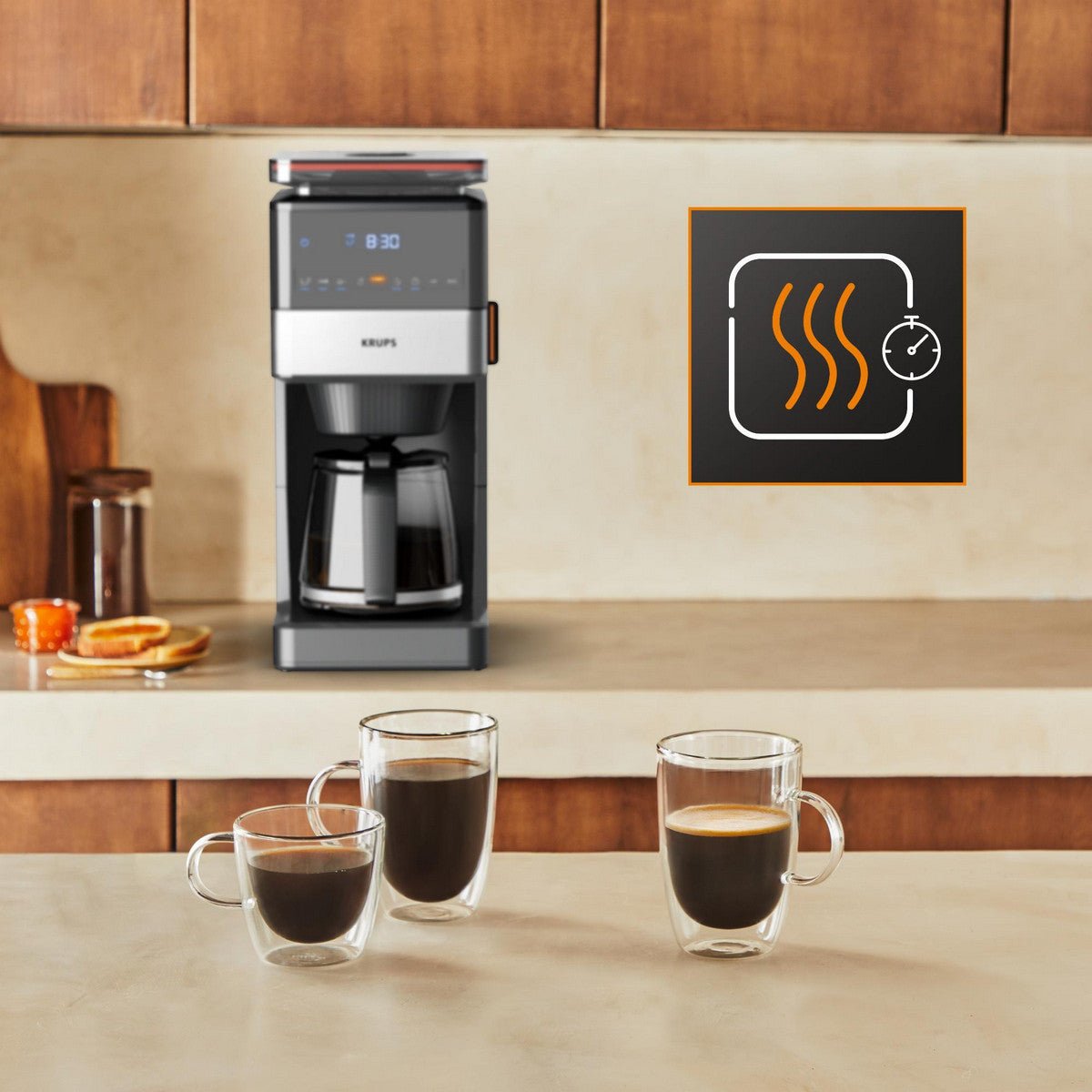 Krups Filterkaffeemaschine KM 8428 Grind Aroma XL - trend - shop.deals