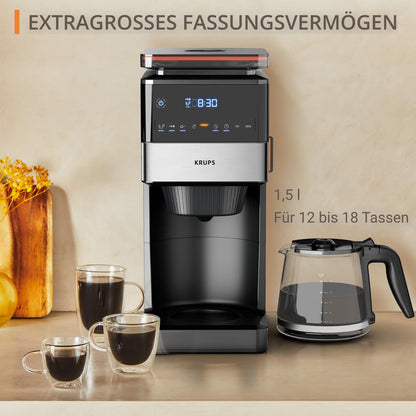 Krups Filterkaffeemaschine KM 8428 Grind Aroma XL - trend - shop.deals