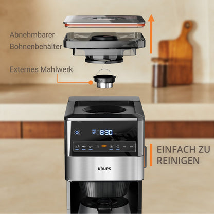 Krups Filterkaffeemaschine KT 8428 Grind Aroma XL Thermo - trend - shop.deals