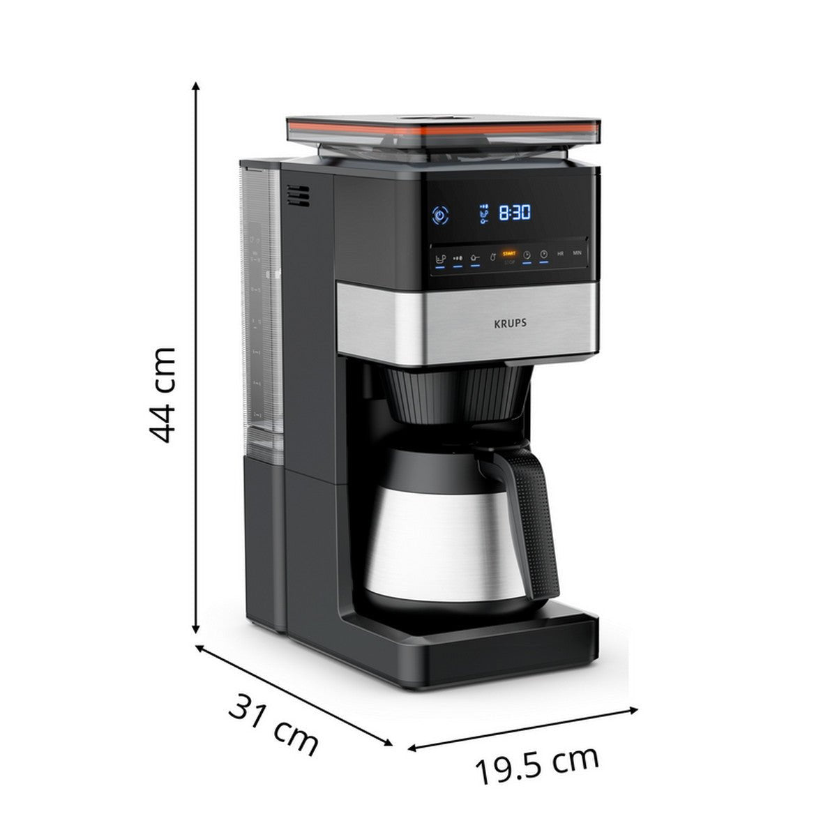 Krups Filterkaffeemaschine KT 8428 Grind Aroma XL Thermo - trend - shop.deals