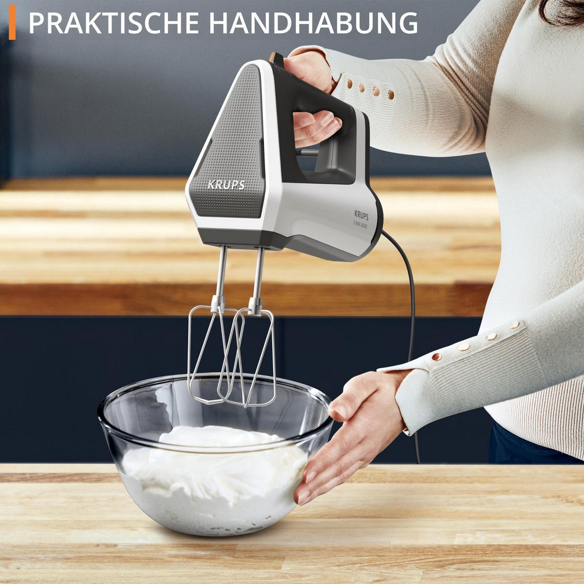 Krups Handrührgerät 3 Mix 6000 GN 6021 weiß - trend - shop.deals