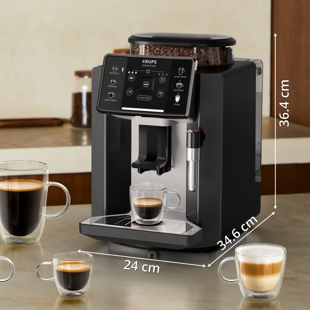 Krups Kaffeevollautomat EA 910 A Sensation C90 - trend - shop.deals