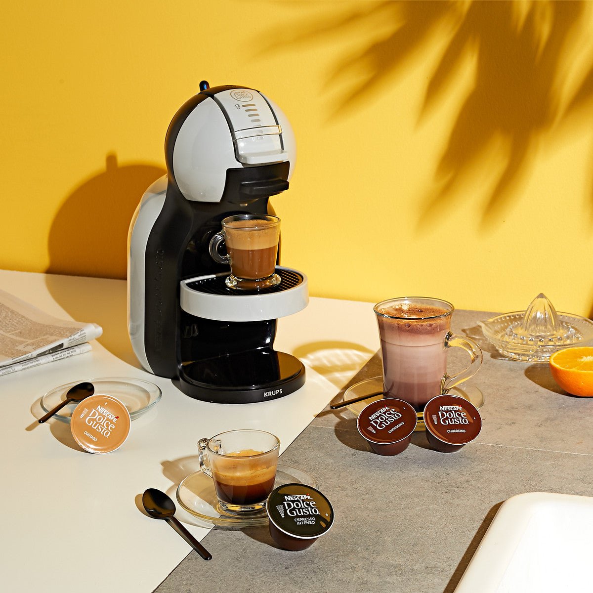 Krups Kapselmaschine KP 123 B Mini Me Dolce Gusto Artic - Grey/Schwarz - trend - shop.deals