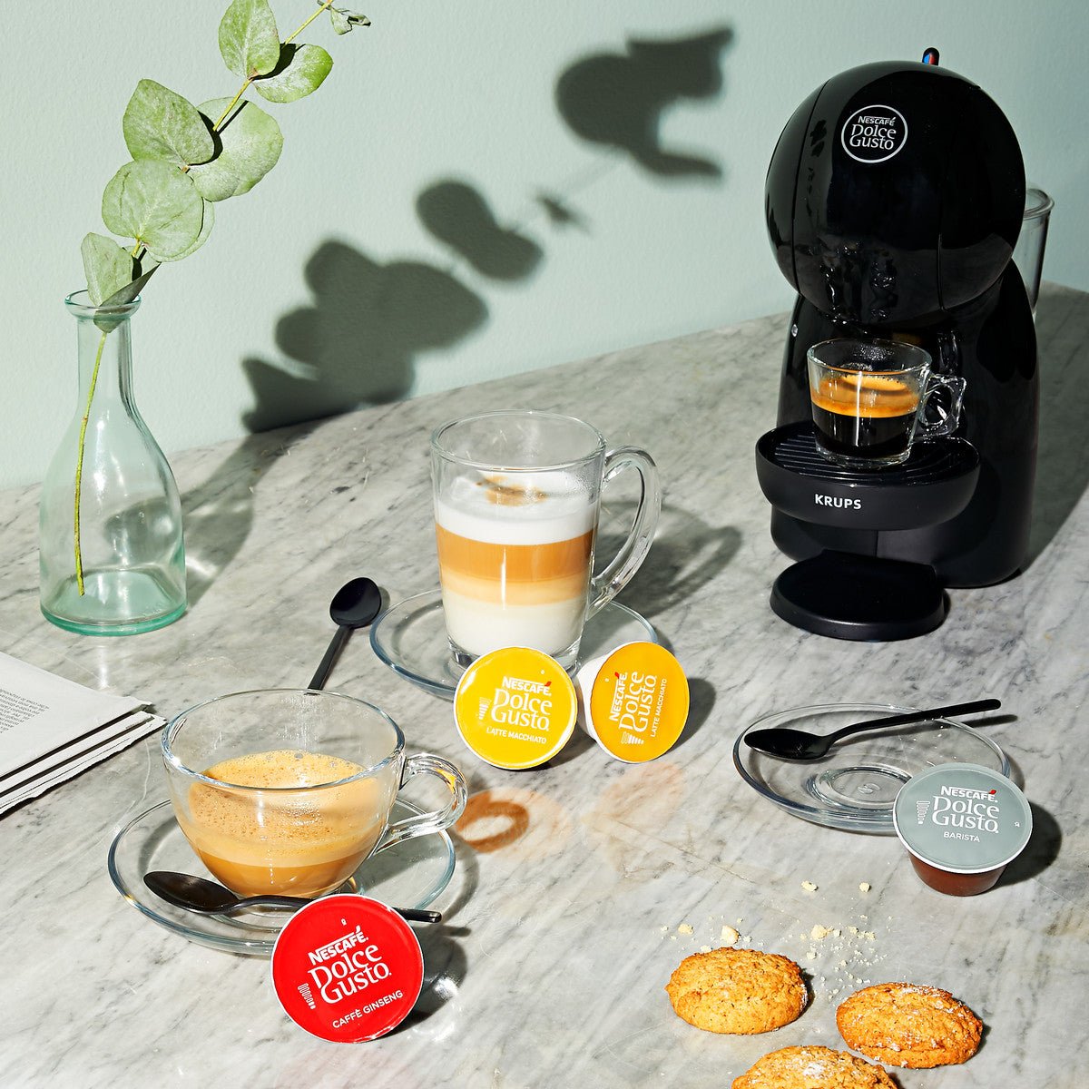 Krups Kapselmaschine KP 1A3B Piccolo XS Dolce Gusto schwarz/anthrazit - trend - shop.deals