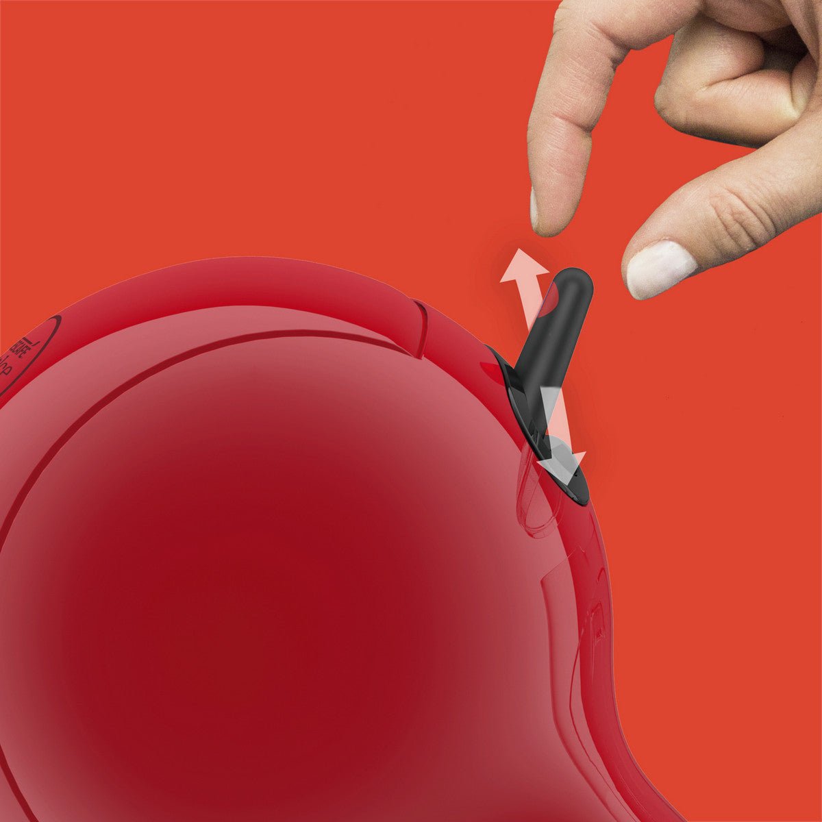 Krups Kapselmaschnine KP 1A35 Piccolo XS Dolce Gusto rot/schwarz - trend - shop.deals