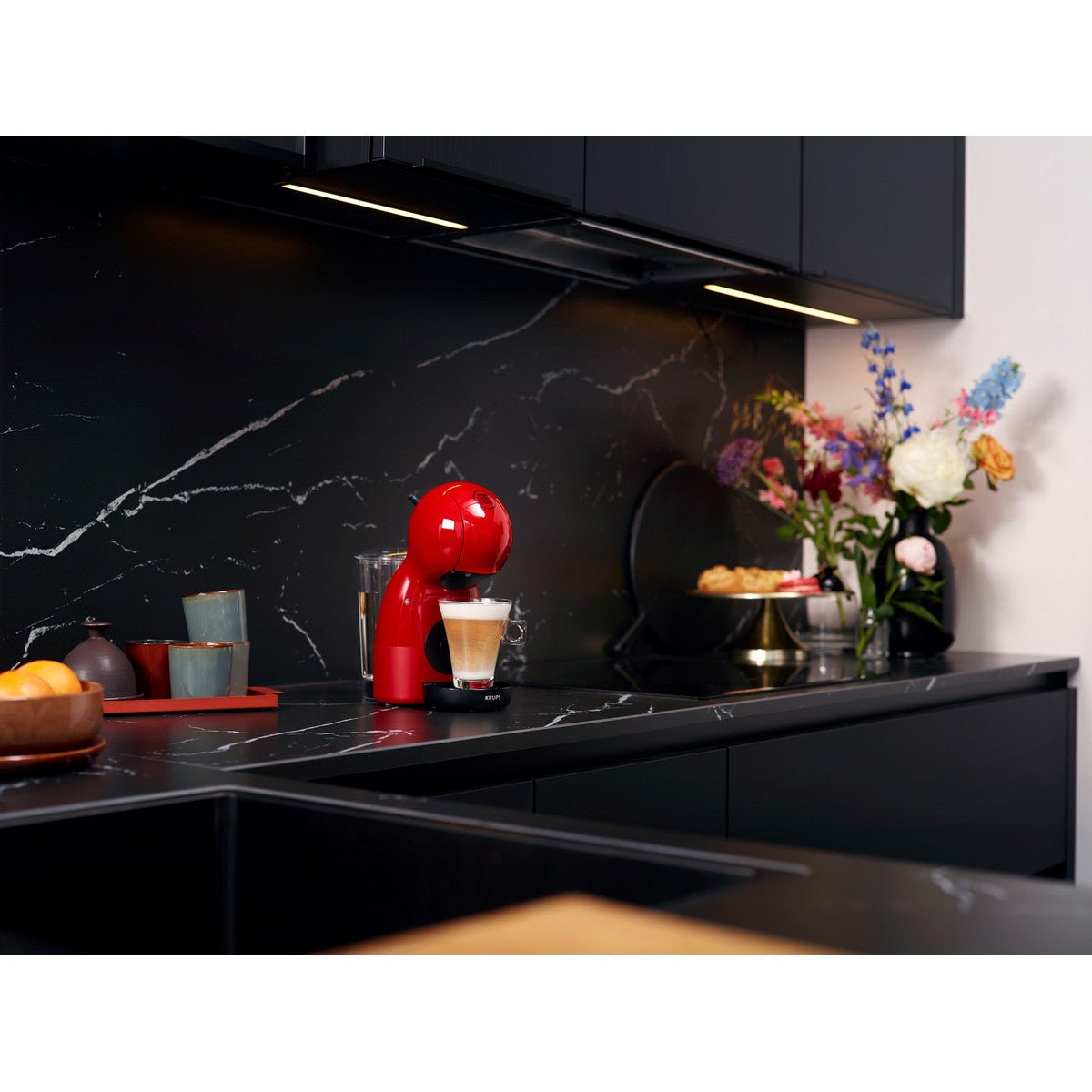 Krups Kapselmaschnine KP 1A35 Piccolo XS Dolce Gusto rot/schwarz - trend - shop.deals