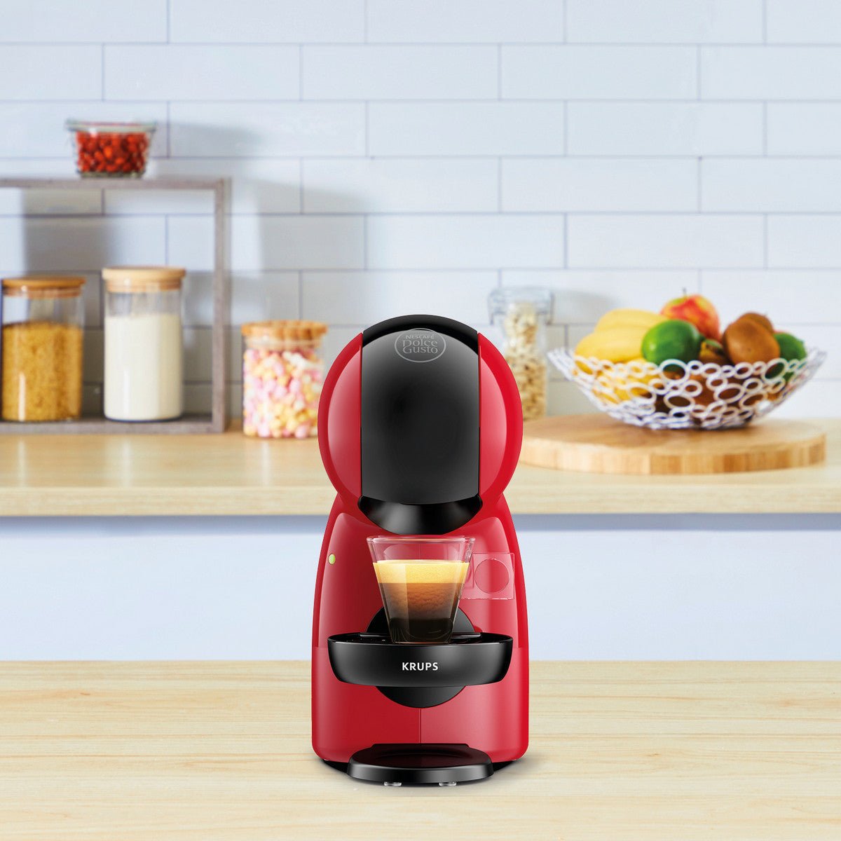 Krups Kapselmaschnine KP 1A35 Piccolo XS Dolce Gusto rot/schwarz - trend - shop.deals