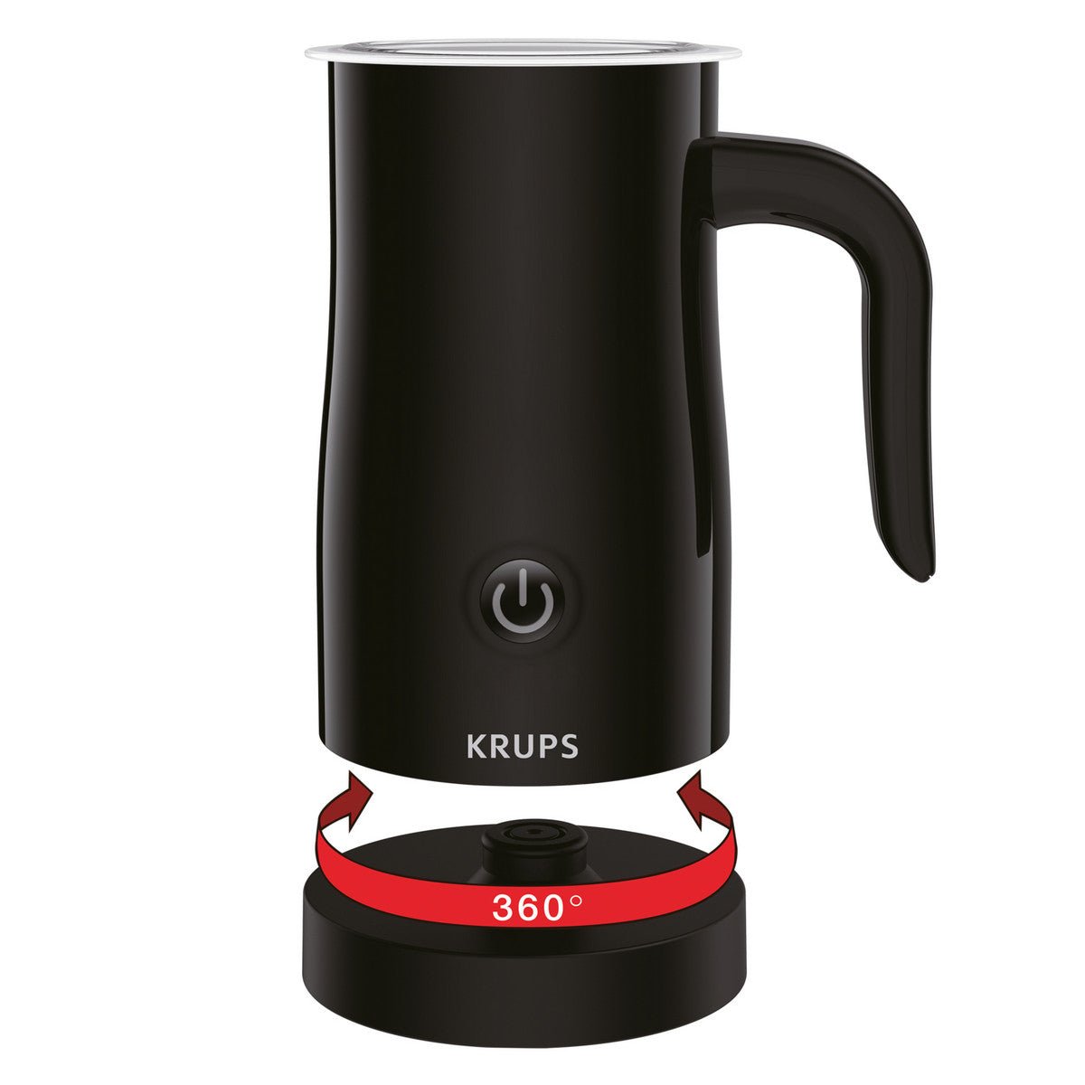 Krups Milchaufschäumer XL 1008 schwarz - trend - shop.deals