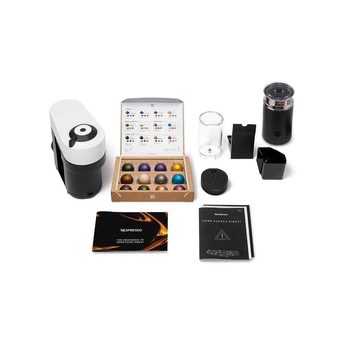 Krups Vertuo Pop Nespresso Kapselmaschine weiß XN9201 - trend - shop.deals