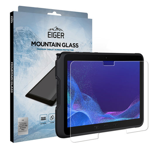 Eiger Mountain Glass CLEAR Tablet-Displayschutzfolie für Samsung Galaxy Active5 Pro / Active4 Pro