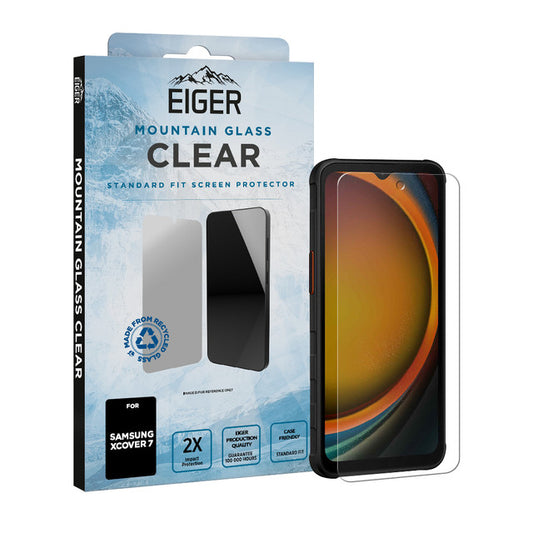 Eiger Mountain Glass CLEAR Displayschutzfolie für Samsung Xcover7 Pro/ Xcover7
