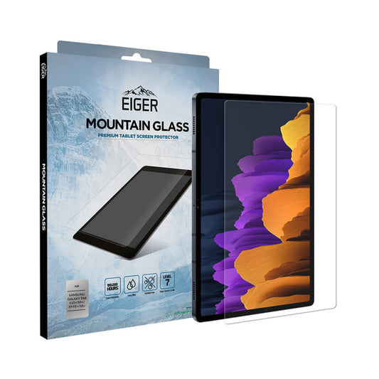 Eiger Mountain Glass CLEAR Tablet-Displayschutz für Samsung Galaxy Tab S10+/S9+/S9 FE+/S8+