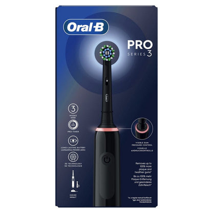 Oral - B Pro 3 3000 Cross Action Zahnbürste schwarz - trend - shop.deals
