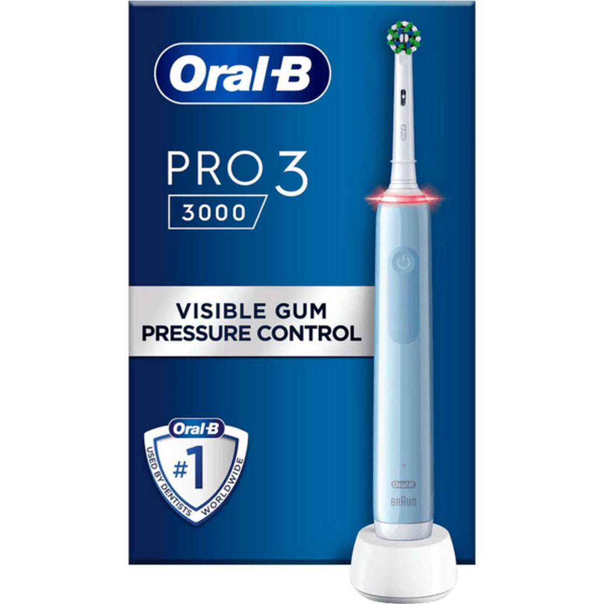 Oral - B Pro 3 3000 Cross Action Zahnbürste blau - trend - shop.deals