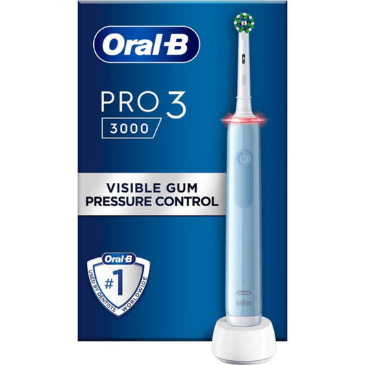Oral - B Pro 3 3000 Cross Action Zahnbürste blau - trend - shop.deals