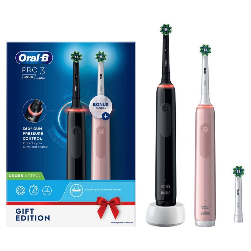 Oral - B Pro 3 3900N Zahnbürste schwarz pink - trend - shop.deals
