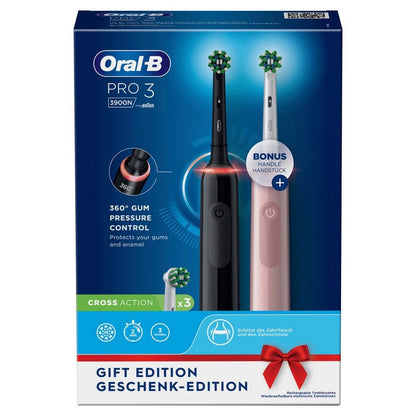 Oral - B Pro 3 3900N Zahnbürste schwarz pink - trend - shop.deals