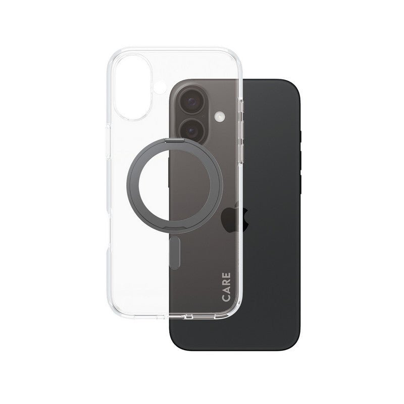 PanzerGlass CARE Feature Kickstand iPhone 16 Plus schwarz - trend - shop.deals