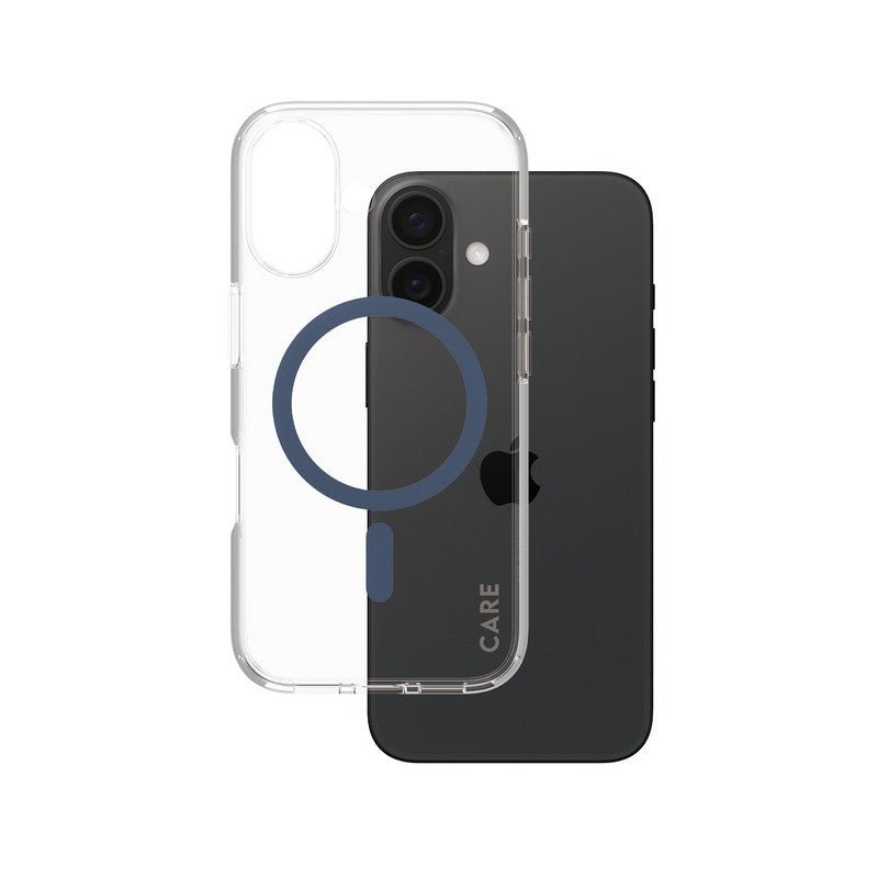 PanzerGlass CARE Flagship Colors iPhone 16 blau - trend - shop.deals