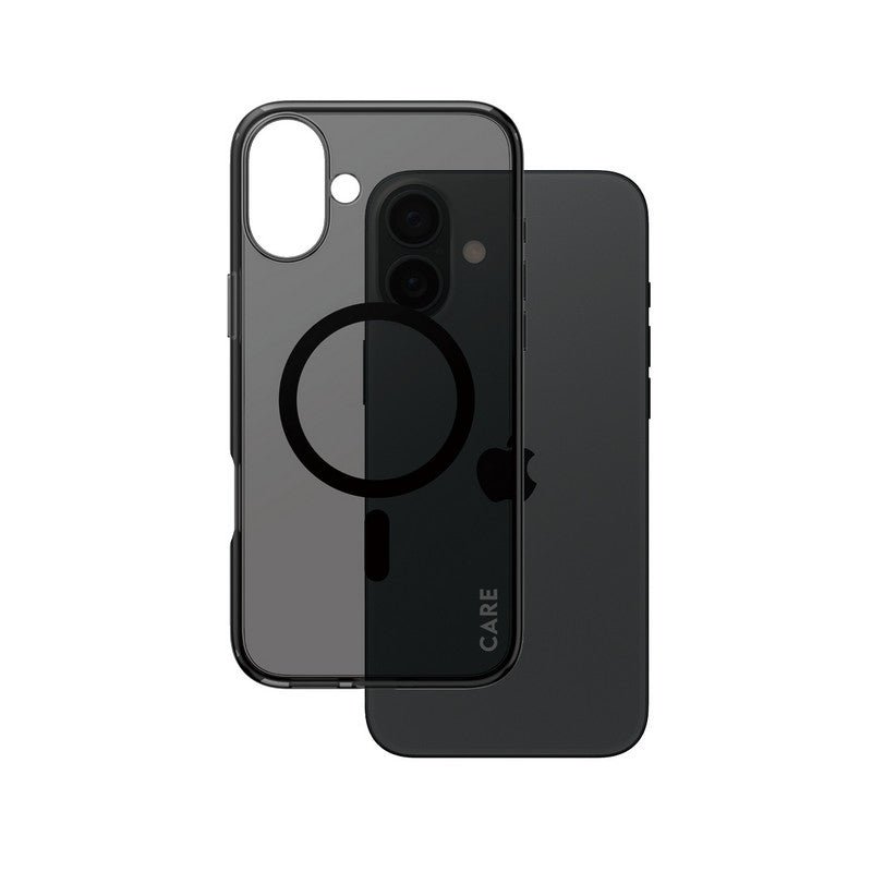 PanzerGlass CARE Flagship Smokey iPhone 16 Plus schwarz - trend - shop.deals