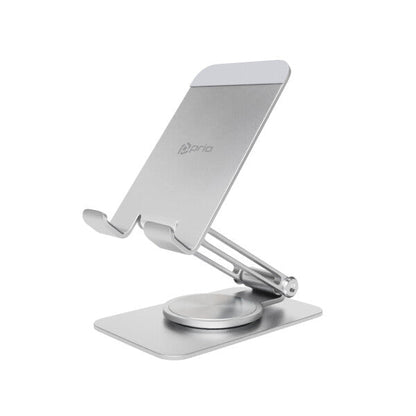 prio Drehbarer Metall - Telefonständer / Handy Halterung 360 - Silber - trend - shop.deals