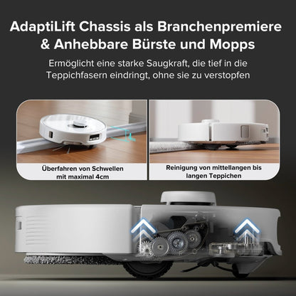 Roborock Saug - und Wischroboter Qrevo Curv 5A1 0,325l weiss - trend - shop.deals