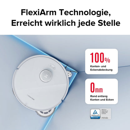 Roborock Saug - und Wischroboter Qrevo Curv 5A1 0,325l weiss - trend - shop.deals