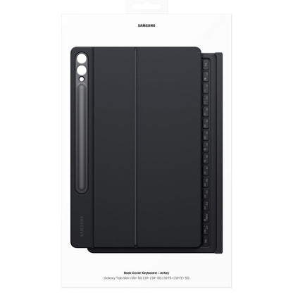 Samsung Book Cover Keyboard Galaxy Tab S9+/S9FE+ QWERTZ schwarz - trend - shop.deals