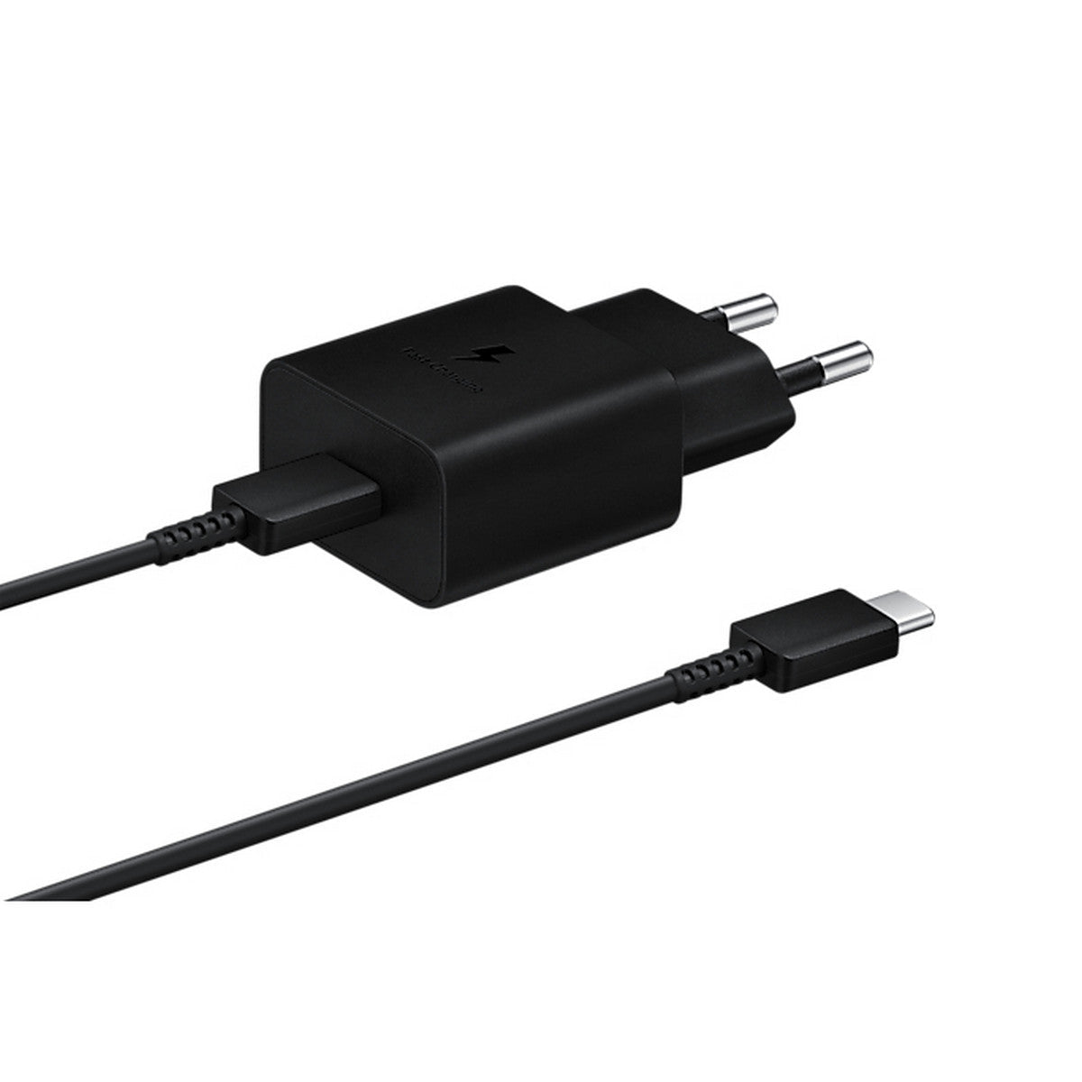 Samsung Schnellladegerät 15W schwarz + USB - C - Kabel 1m - trend - shop.deals