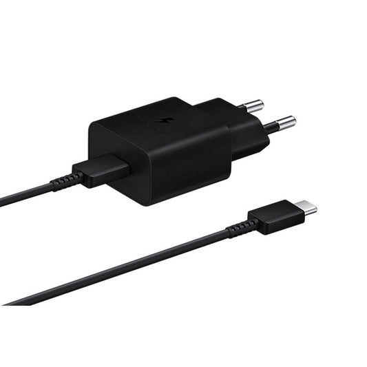 Samsung Schnellladegerät 15W schwarz + USB - C - Kabel 1m - trend - shop.deals