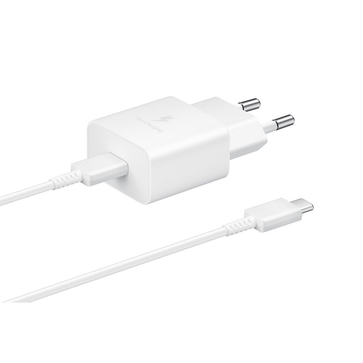 Samsung Schnellladegerät 15W weiß + USB - C - Kabel 1m - trend - shop.deals