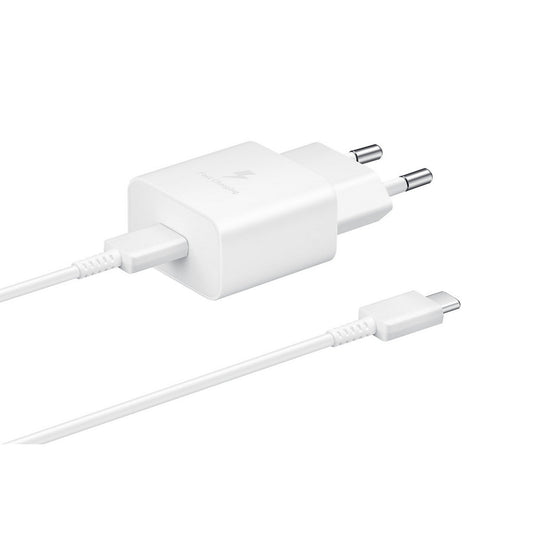 Samsung Schnellladegerät 15W weiß + USB - C - Kabel 1m - trend - shop.deals