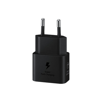Samsung Schnellladegerät USB - C 25W+USB - C - Kabel 1m schwarz - trend - shop.deals