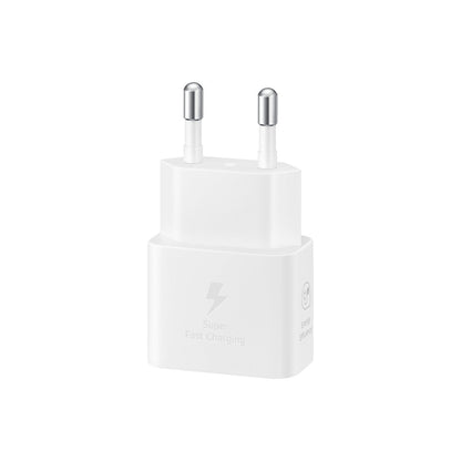 Samsung Schnellladegerät USB - C 25W+USB - C - Kabel 1m weiß - trend - shop.deals