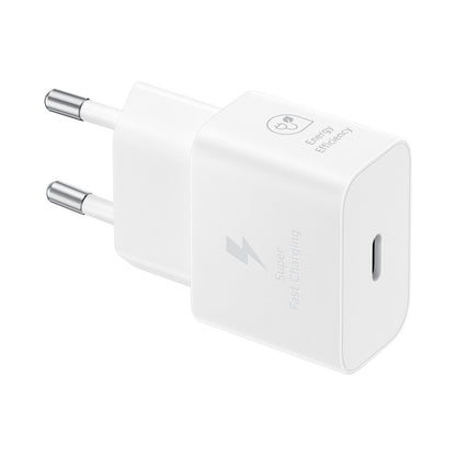 Samsung Schnellladegerät USB - C 25W+USB - C - Kabel 1m weiß - trend - shop.deals