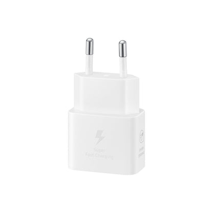 Samsung Schnellladegerät USB - C 25W+USB - C - Kabel 1m weiß - trend - shop.deals