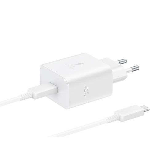 Samsung Schnellladegerät USB - C 45W + USB - C Kabel 1,8m weiß - trend - shop.deals