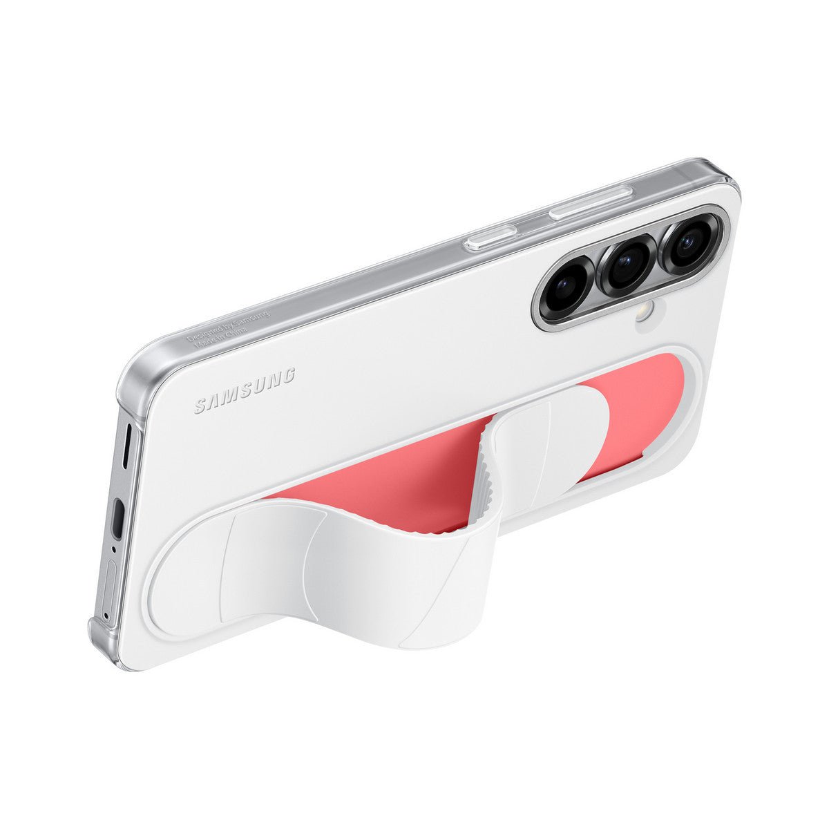 Samsung Standing Grip Case Galaxy S25 weiß - trend - shop.deals