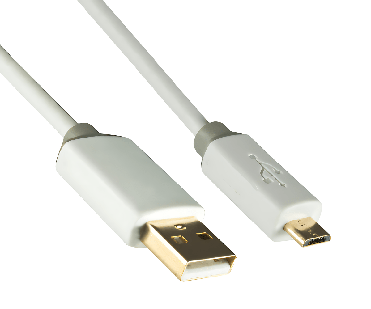 USB - A auf Micro - USB HQ - Kabel 0,5m, weiss - trend - shop.deals