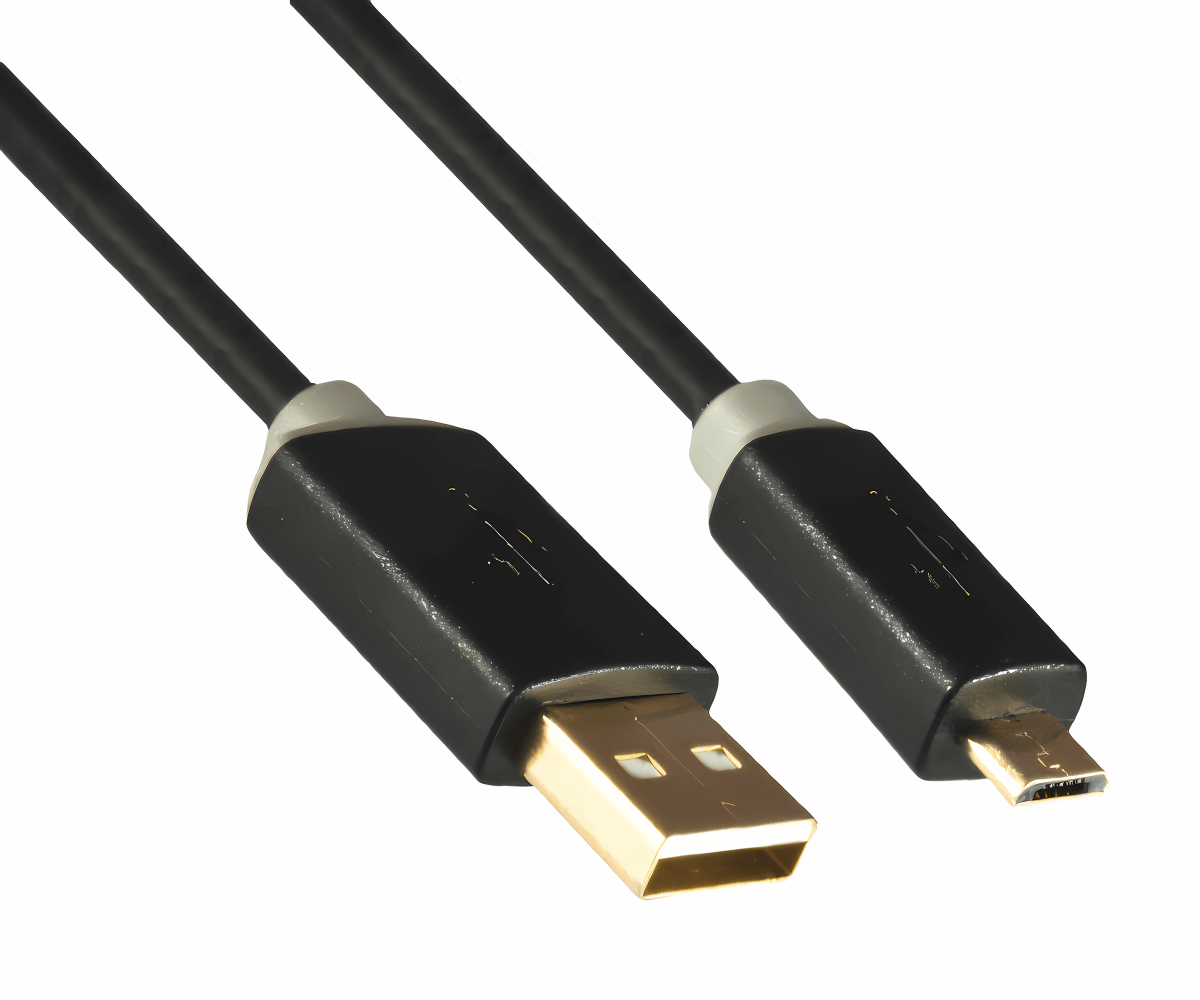 USB - A auf Micro - USB HQ - Kabel 2,0m, schwarz - trend - shop.deals